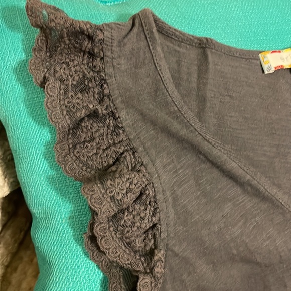 Anthropologie Eli + Ali Navy Shirt - Picture 2 of 5